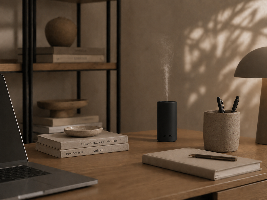 OUDO Aroma Diffuser richtig im Wohnraum aufgestellt